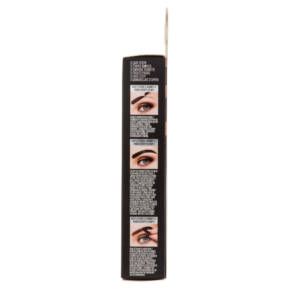 Maybelline New York Tinta per Sopracciglia Peel-off Tattoo Brow, Dura fino a 3 Giorni, Light Brown